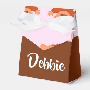 Individuelle Name weint auf rosa Säuglinge Geschenkschachtel