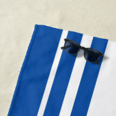 Individuelle Name Weiß & Blau Strickte Flitterwoch Strandtuch (Beispiel)