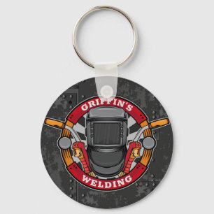 Individuelle Name Welder Metal Fabricator Schweißg Schlüsselanhänger