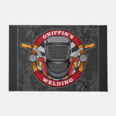 Individuelle Name Welder Metal Fabricator Welding  Fußmatte (Vorderseite)