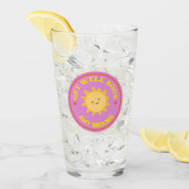 Individuelle Name werden bald gut SMS sonnen auf l Glas