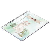 Individuelle Name Westie Pet Dog Notizblock (Linke Seite)