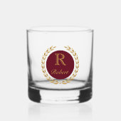 Individuelle Name Whiskyglas (Vorderseite)
