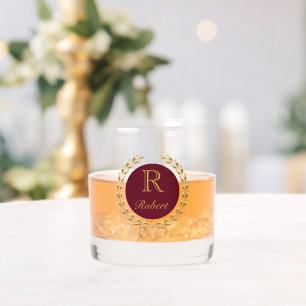Individuelle Name Whiskyglas