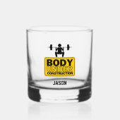 Individuelle Name Whiskyglas (Vorderseite)