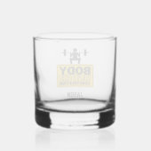 Individuelle Name Whiskyglas (Rückseite)