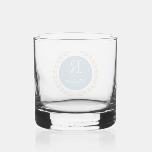 Individuelle Name Whiskyglas (Rückseite)