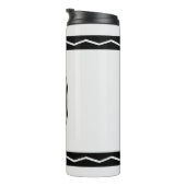 Individuelle Name White Crayon Travel Mug Drink Tu Thermosbecher (Nach rechts gedreht)
