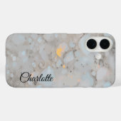 Individuelle Name White Crystal Case-Mate iPhone Hülle (Rückseite (Horizontal))