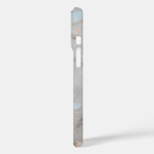 Individuelle Name White Crystal Case-Mate iPhone Hülle (Rückseite / Links)