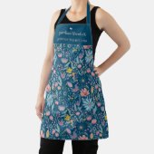 Individuelle Name-Wildblumen Schürze (InSitu)