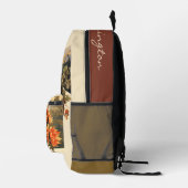 Individuelle Name Wine Lover Bedruckter Rucksack (Rechts)