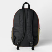 Individuelle Name Wine Lover Bedruckter Rucksack (Rückseite)