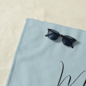 Individuelle Name Wine Lover Strandtuch (Beispiel)