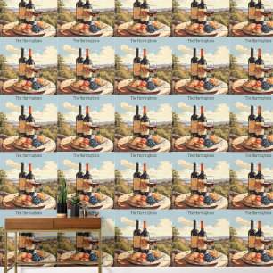 Individuelle Name Wine Lover Tapete