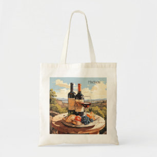 Individuelle Name Wine Lover Tragetasche