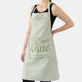 Individuelle Name Wine Quote Schürze (InSitu)