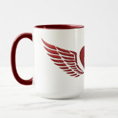 Individuelle Name Wings of Liebe Tasse (Links)