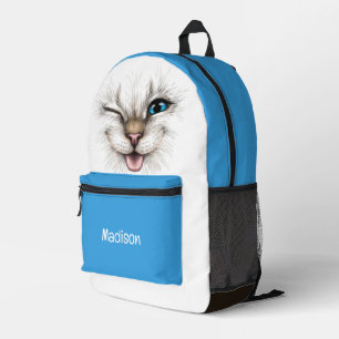 Individuelle Name Winking Cat Bedruckter Rucksack