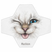 Individuelle Name Winking Cat Fußball (Flach)