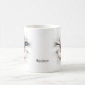 Individuelle Name Winking Cat Kaffeetasse (Mittel)