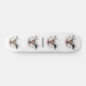 Individuelle Name Winking Cat Skateboard (Horizontal)