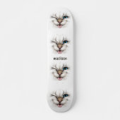 Individuelle Name Winking Cat Skateboard (Vorne)