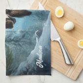 Individuelle Name Winter Elose Geschirrtuch (Viertel Falte)