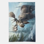 Individuelle Name Winter Elose Geschirrtuch (Vertikal)