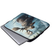 Individuelle Name Winter Elose Laptopschutzhülle (Vorne Knopf)