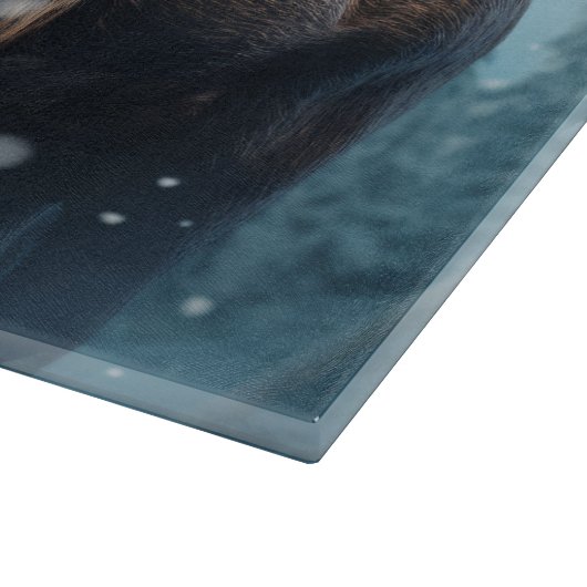 Individuelle Name Winter Elose Schneidebrett (Ecke)