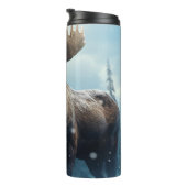 Individuelle Name Winter Elose Thermosbecher (Nach rechts gedreht)