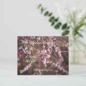 Individuelle Name Winter Frost Postkarte (Stehend Vorderseite)