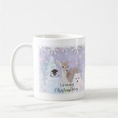 Individuelle Name Winter Wonderland Arktische Tier Kaffeetasse (Links)