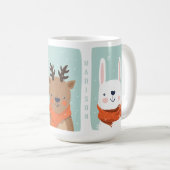 Individuelle Name Wintertiere Tasse 2/2 (VorderseiteRechts)