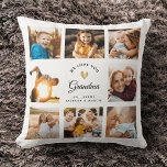 Individuelle Name Wir Liebe Sie Oma Modernes Foto Kissen<br><div class="desc">Gebt mit allem Herzen: Ein einzigartiges,  modernes Geburtstag- oder Urlaubserlebnis für Oma: Dieses elegante,  minimalistische Kollage-Kissen aus dem Foto Instagram lasse Ihren Fotos Glanz - mit Ihrer persönlichen Botschaft und Ihrem individuelle Name unter einem leuchtenden,  goldenen Herzen.</div>