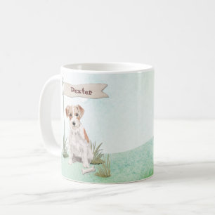 Individuelle Name Wire Haired Jack Russell Pet Hun Kaffeetasse