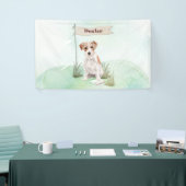 Individuelle Name Wire Hairs Jack Russell Pet Dog Banner (Messeveranstaltung)