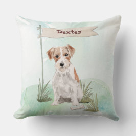 Individuelle Name Wire Hairs Jack Russell Pet Dog Kissen