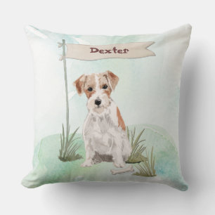 Individuelle Name Wire Hairs Jack Russell Pet Dog Kissen