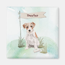 Individuelle Name Wire Hairs Jack Russell Pet Dog