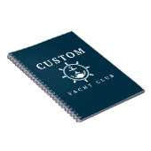 Individuelle Name Yacht Notebook, Yacht Guest Log Notizblock (Rechte Seite)