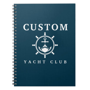 Individuelle Name Yacht Notebook, Yacht Guest Log Notizblock