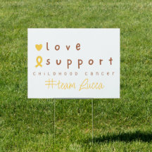 individuelle Name Yard Sign