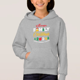 Individuelle Name Year Matching Family Weihnachten Hoodie