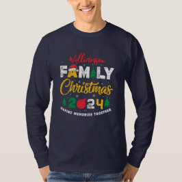 Individuelle Name Year Matching Family Weihnachten T-Shirt