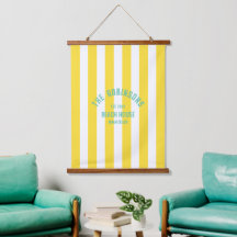 Individuelle Name Yellow Cabana Strip