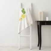 Individuelle Name Yellow Lemon Citrus Floral Baby  Sherpadecke (Beispiel)