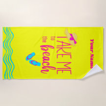 Individuelle Name Yellow Moderner Sommerurlaub