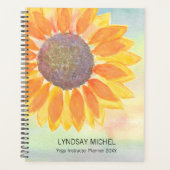 Individuelle Name Yoga Instructor Planner 2023 Planer (Vorderseite)